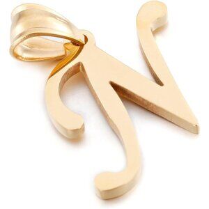 Luxury Gold Plated Initial Pendant Charm - Ideal for Christmas and Anniversaries